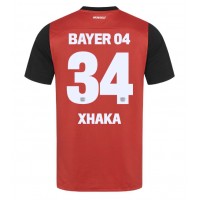 Bayer Leverkusen Granit Xhaka #34 Replica Home Shirt 2024-25 Short Sleeve